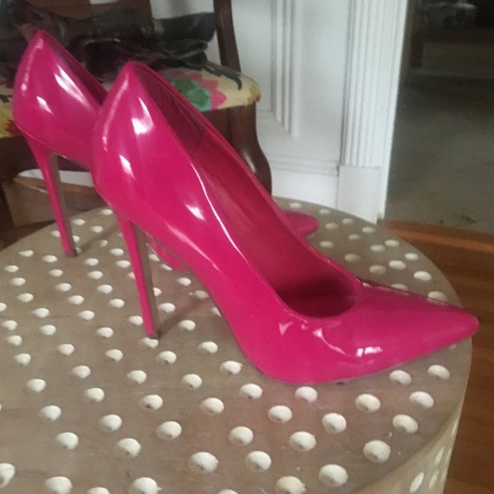Alba Fuchsia Pink High Heels Size 8